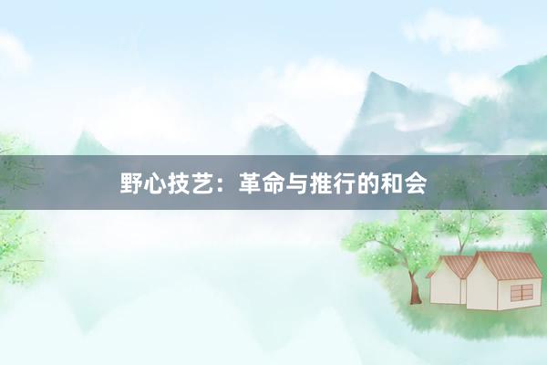 野心技艺：革命与推行的和会